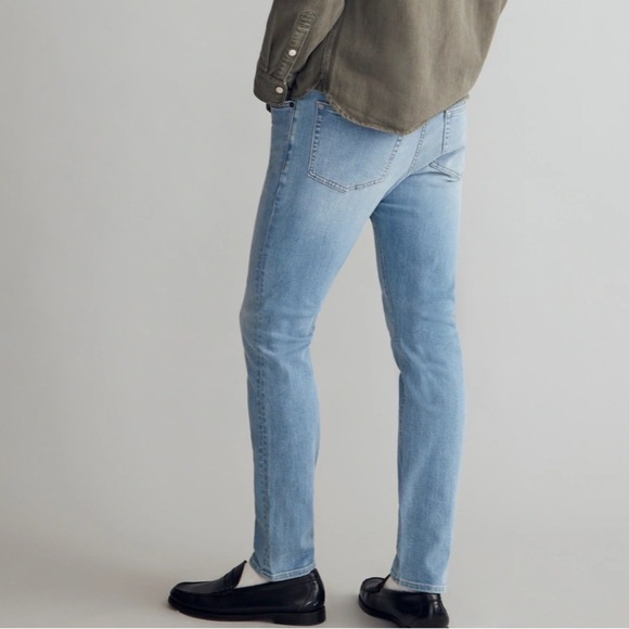 NWOT Madewell Athletic Slim Jeans: COOLMAX® Denim Edition homeway wash - Picture 3 of 6